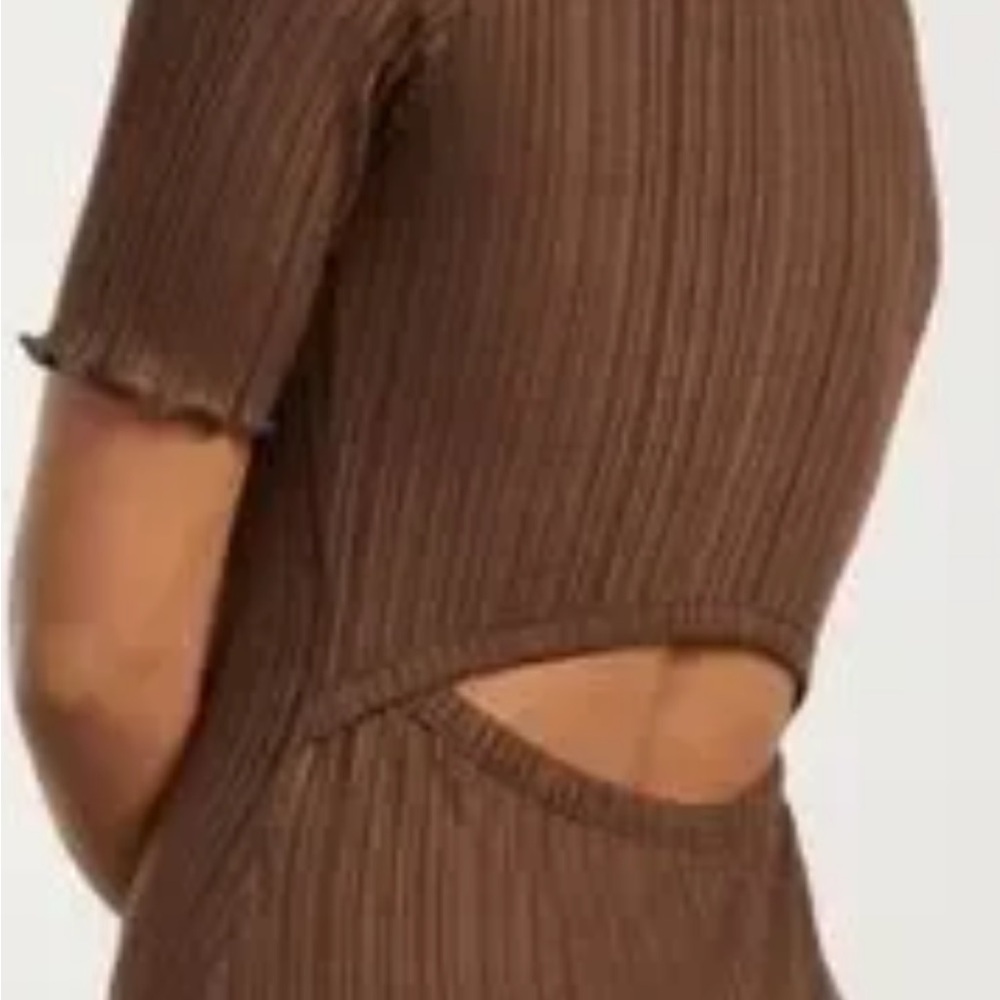 Everlane open backed Ribbed Dress xxs - Picture 2 of 5